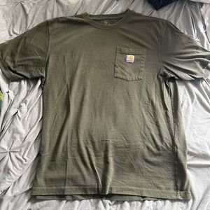 Mens Large Green Carhartt T-Shirt
